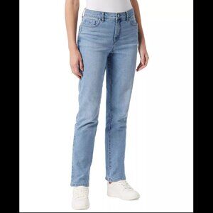 👖Gloria Vanderbilt Amanda Classic Straight Jeans Lucca (Light Blue) Size 12